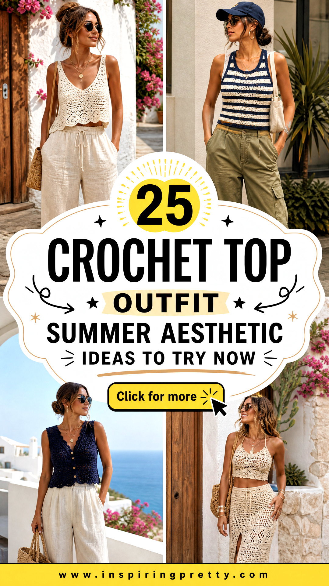 25 Crochet Top Outfit Summer Aesthetic Ideas to Try Now - 25 Crochet Top Outfit Summer Aesthetic Ideas to Try Now