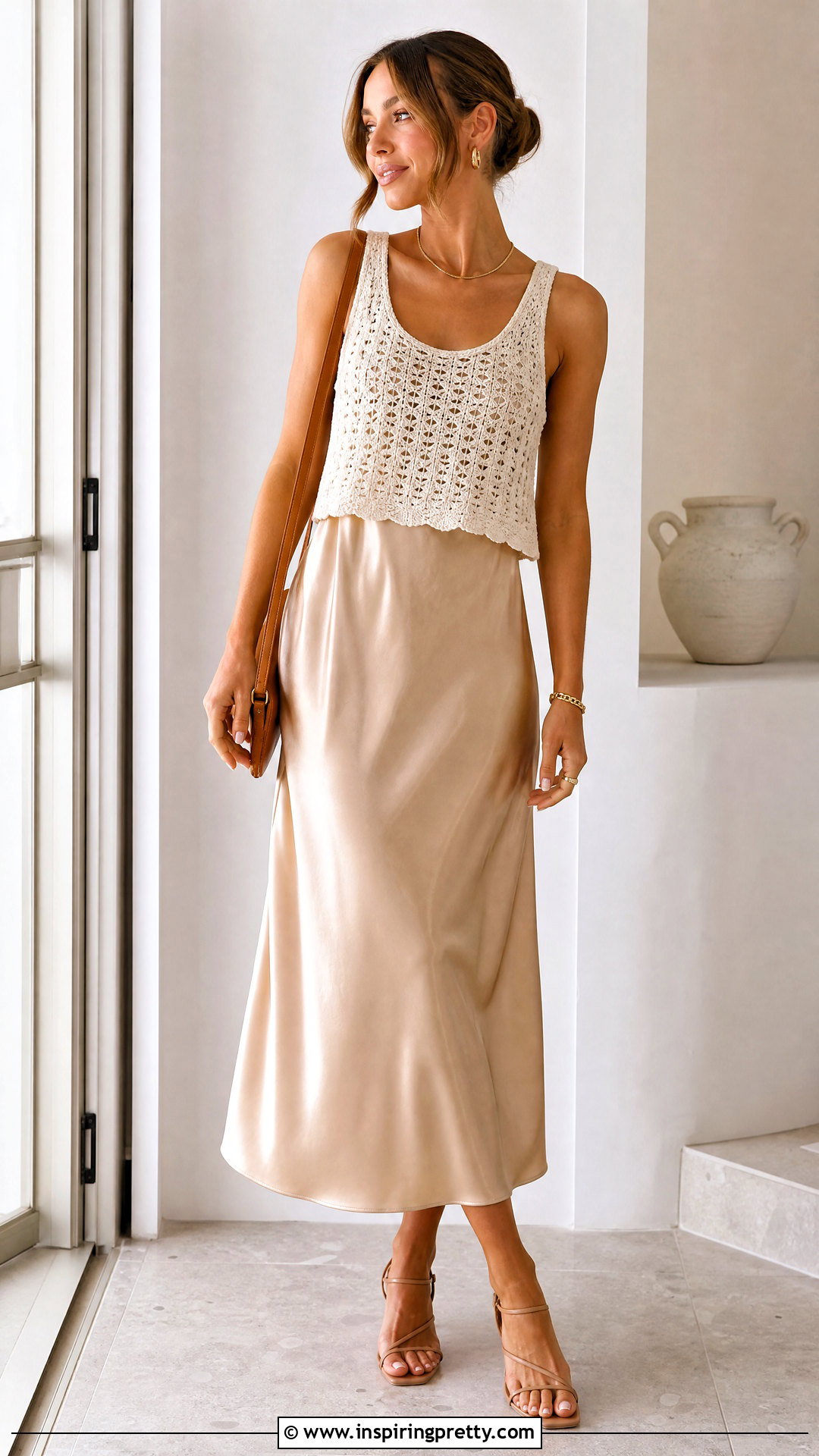 Crochet Top Slip Dress - 20 crochet top dress styles