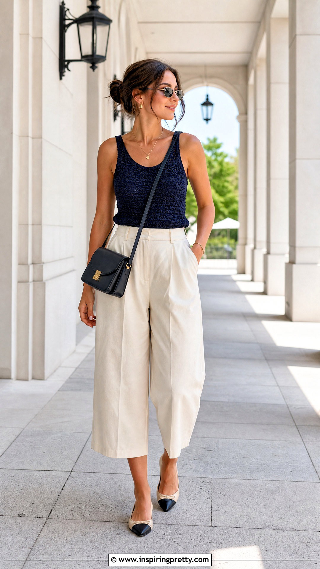 Crochet Top With Culottes - 50 crochet top ideas