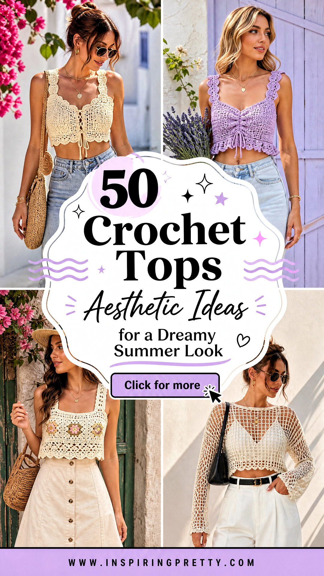 50 Crochet Tops Aesthetic Ideas for a Dreamy Summer Look - 50 Crochet Tops Aesthetic Ideas for a Dreamy Summer Look