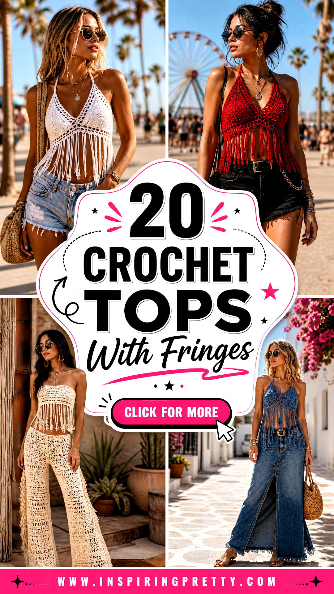 20 Crochet Tops With Fringes Chic Festival Looks to Try - 20 Crochet Tops With Fringes: Chic Festival Looks to Try