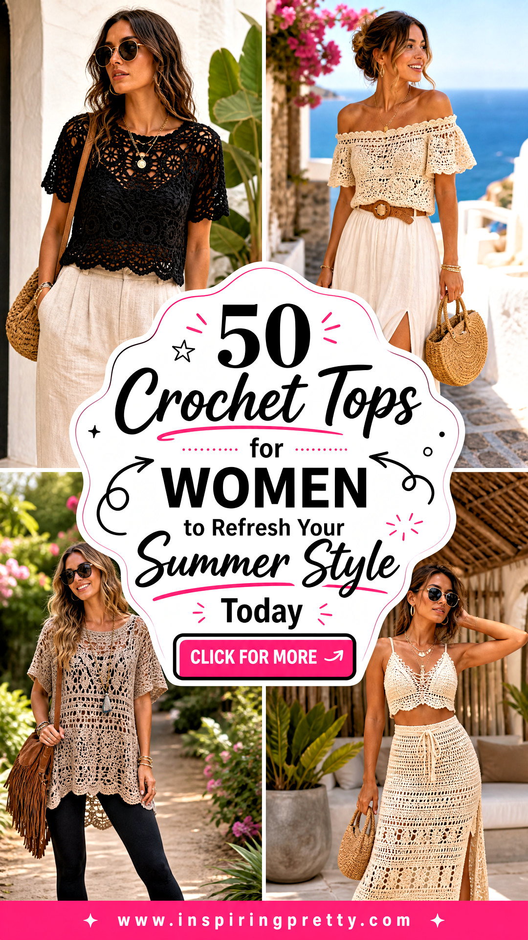 50 Crochet Tops for Women to Refresh Your Summer Style Today - 50 Crochet Tops for Women to Refresh Your Summer Style Today