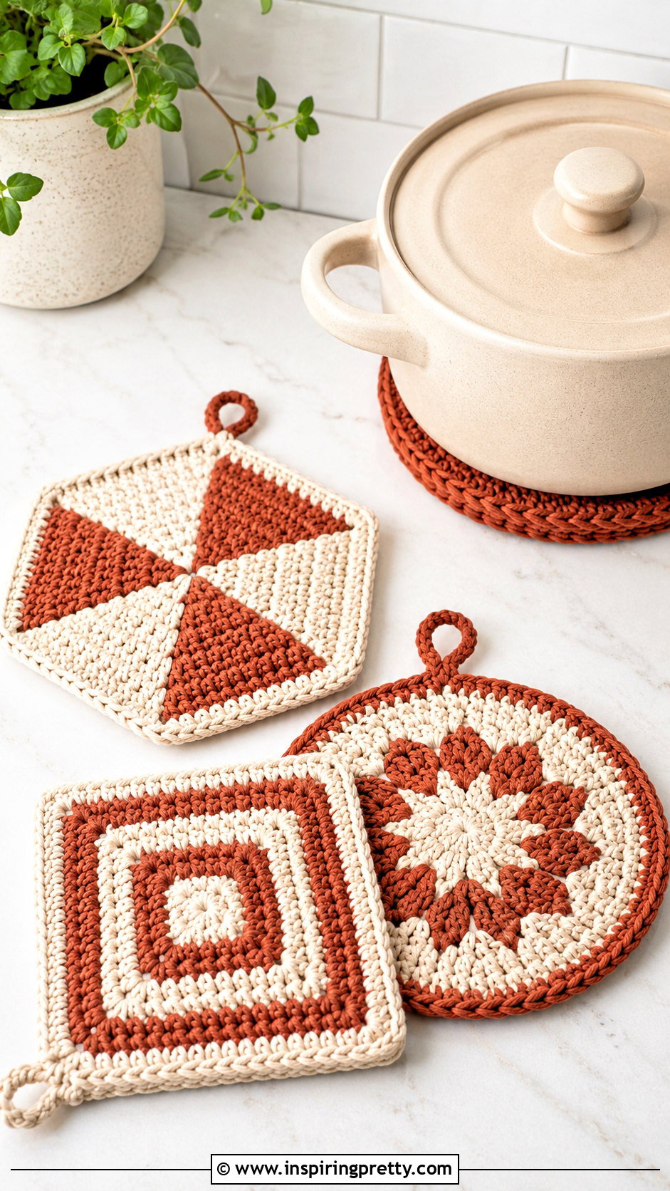 Crochet Trivet With Chart - 50 top croche com grafico ideas