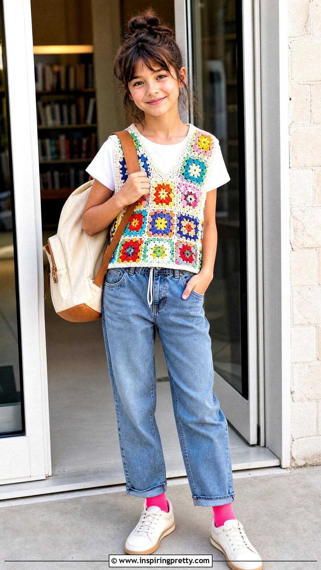 Crochet Vest With T Shirt And Jeans - 50 top de croche infantil ideas