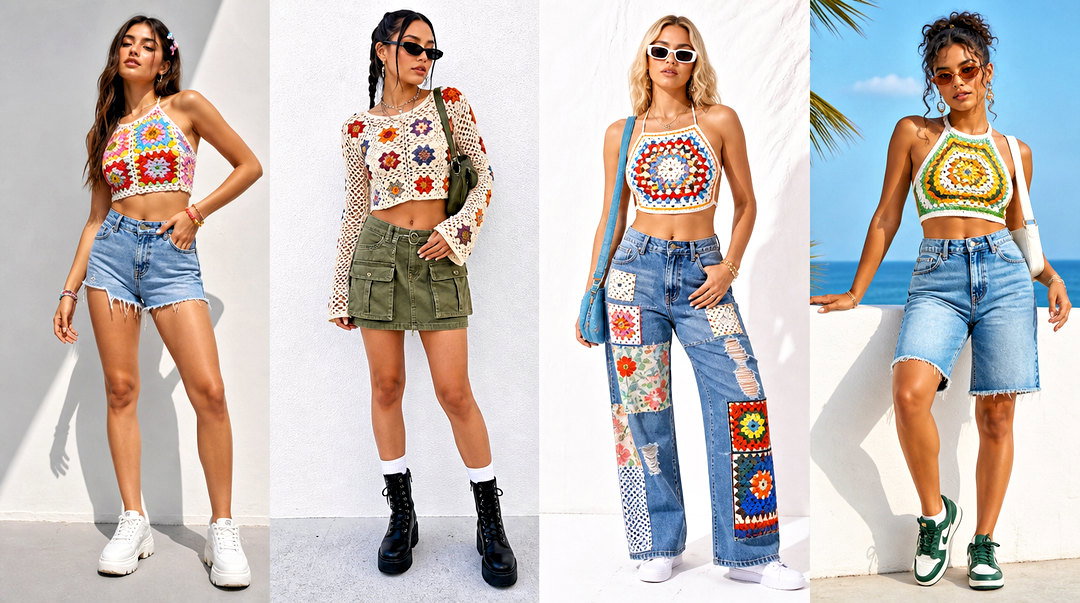 50 Crochet Y2K Top Outfit Ideas for a Cool Retro Revival