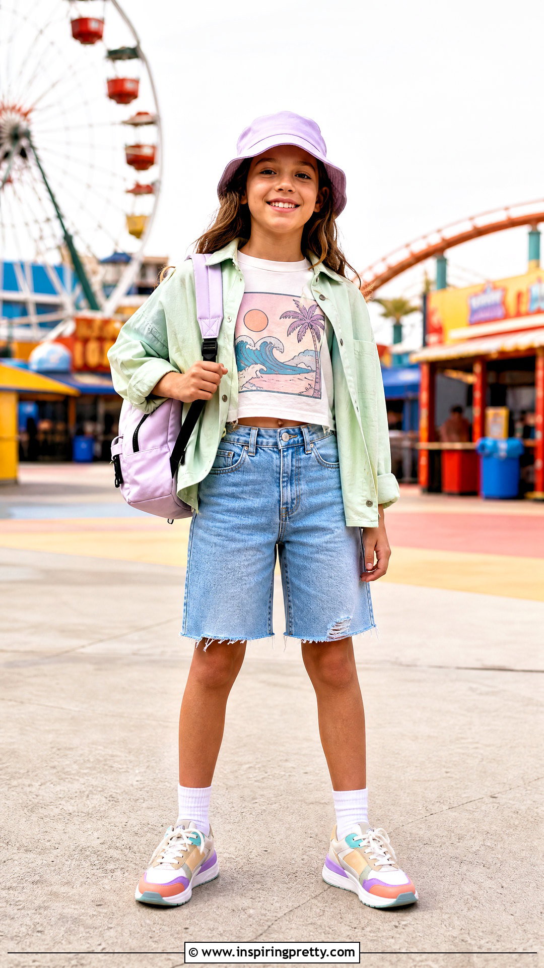 Crop Top And Bermuda Shorts Outfit - 50 crop tops for kids