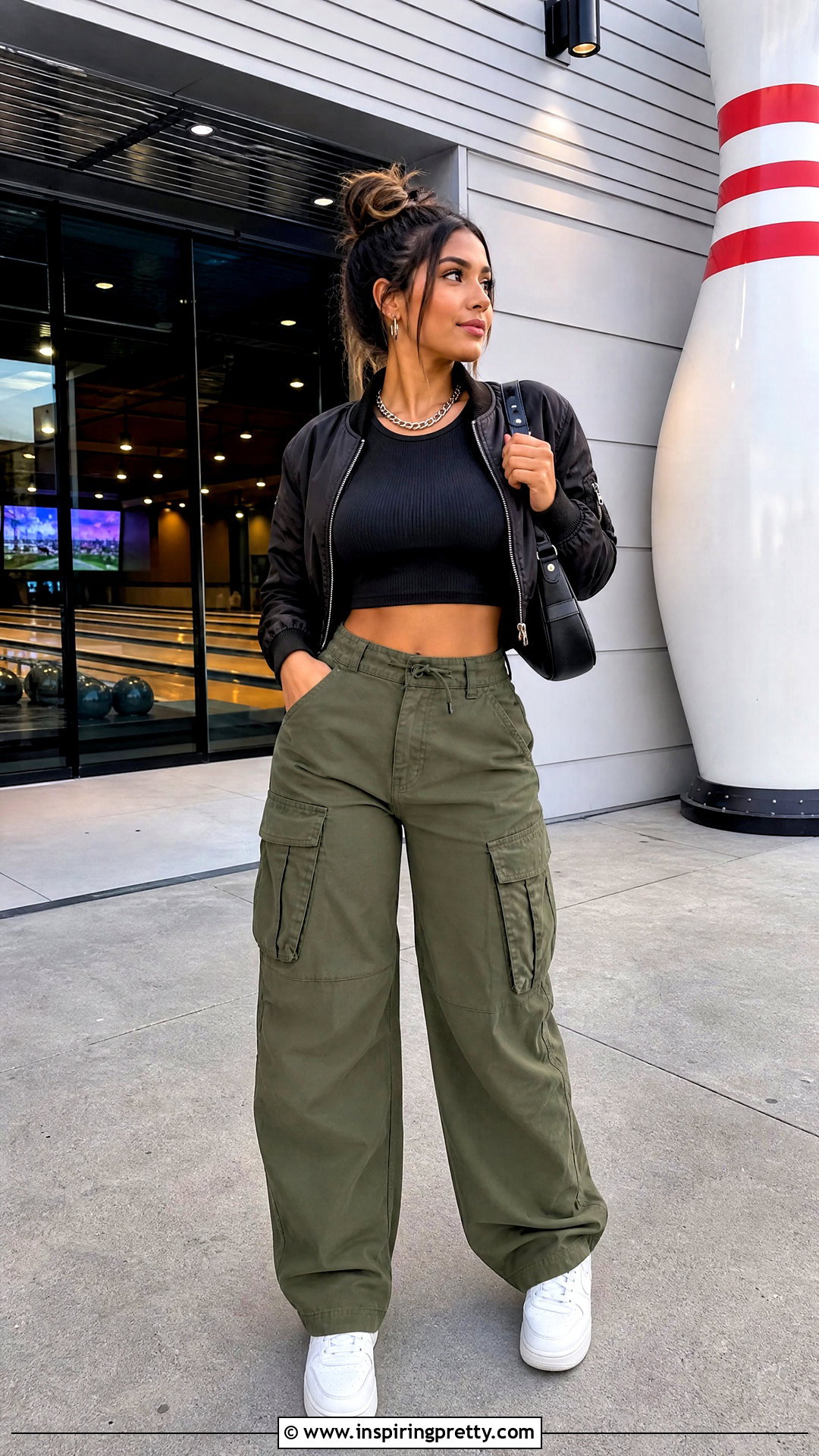 Crop Top And Cargo Pants Outfit - 25 Crop Top Date Outfit ideas