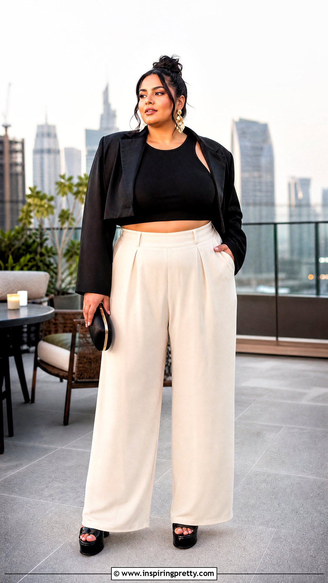 Crop Top And Palazzo Pants Outfit - 25 Crop Top Date Outfit ideas