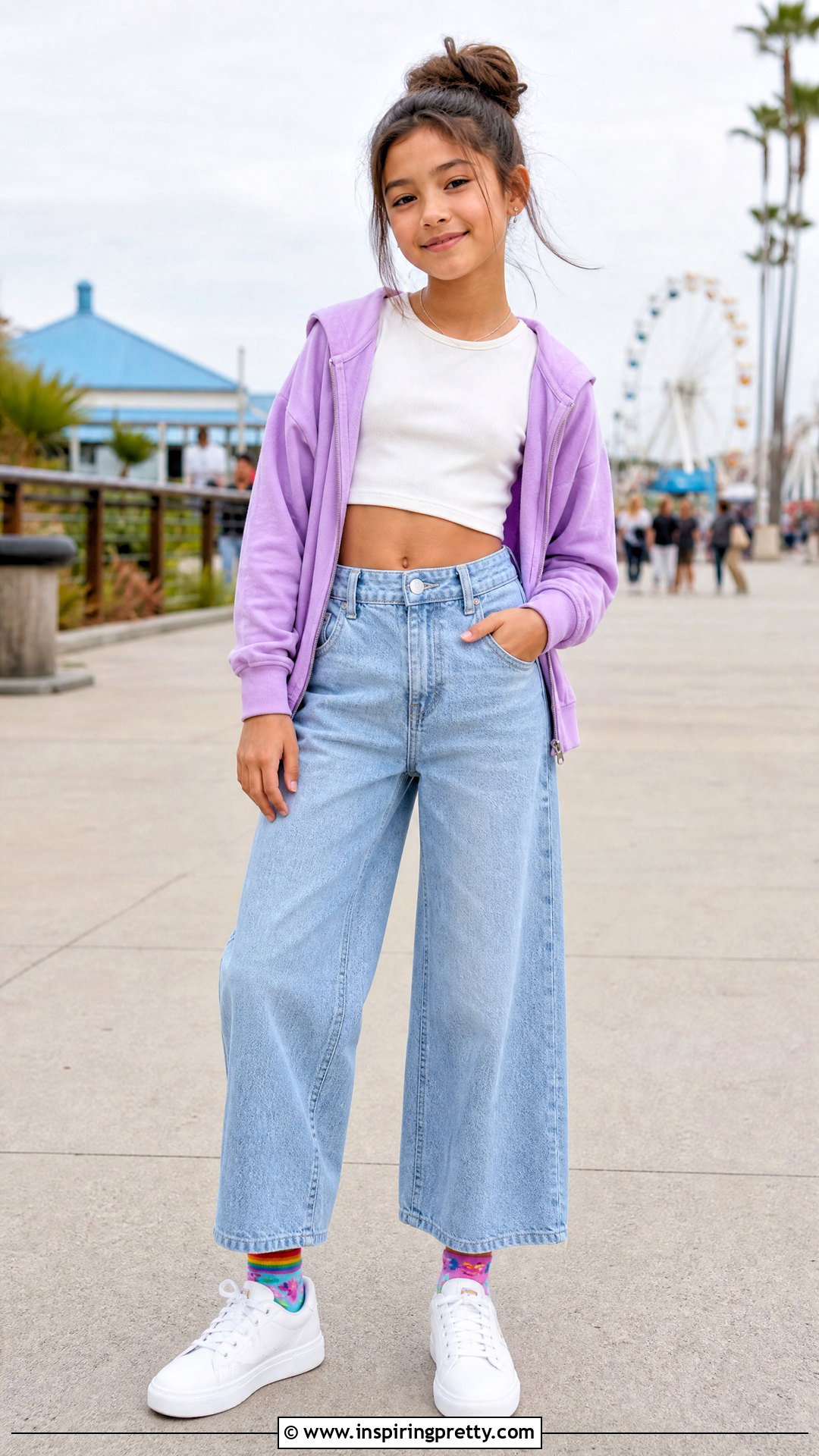 Crop Top And Wide Leg Jeans Outfit - 50 crop tops for kids