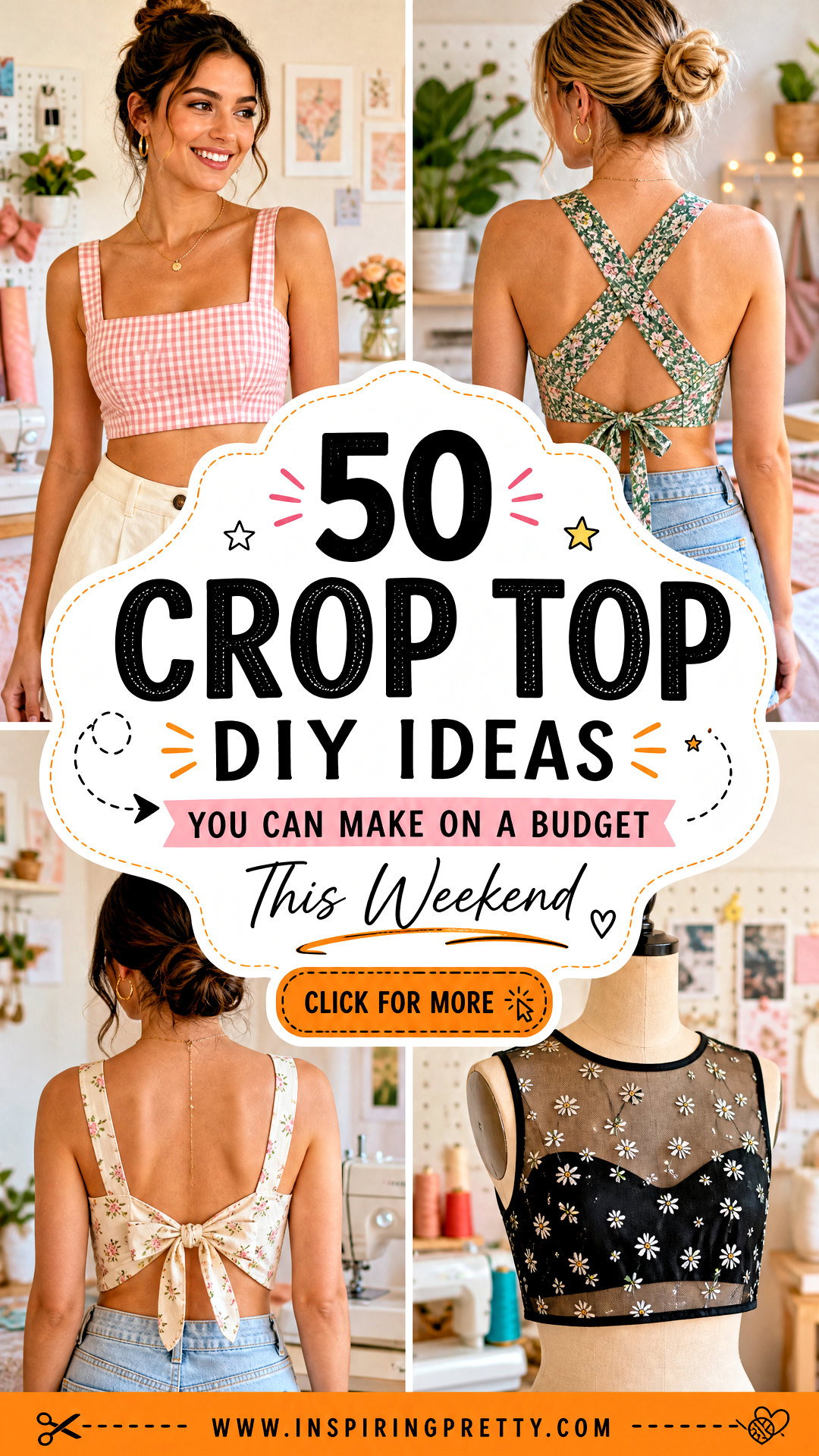50 Crop Top DIY Ideas You Can Make on a Budget This Weekend - 50 Crop Top DIY Ideas You Can Make on a Budget This Weekend