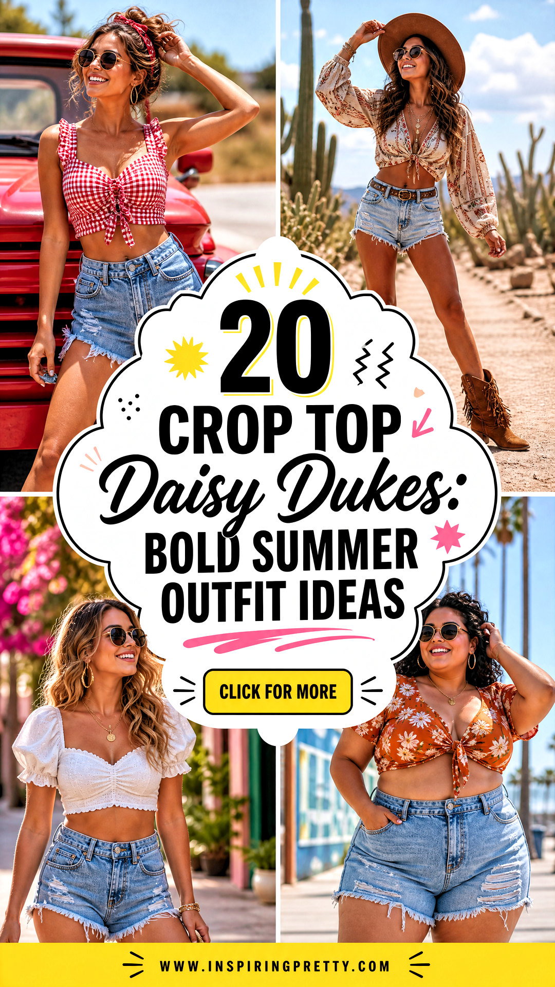 20 Crop Top Daisy Dukes Bold Summer Outfit Ideas to Try - 20 Crop Top Daisy Dukes: Bold Summer Outfit Ideas to Try