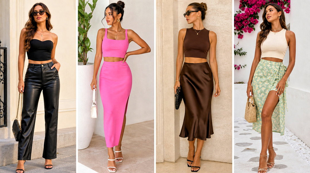 25 Crop Top Date Outfit Ideas for a Confident Night Out