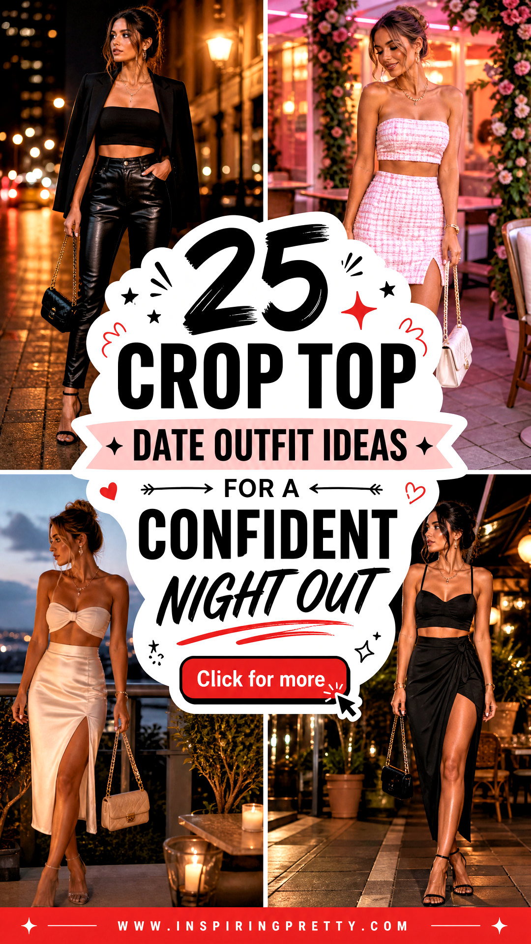 25 Crop Top Date Outfit Ideas for a Confident Night Out - 25 Crop Top Date Outfit Ideas for a Confident Night Out