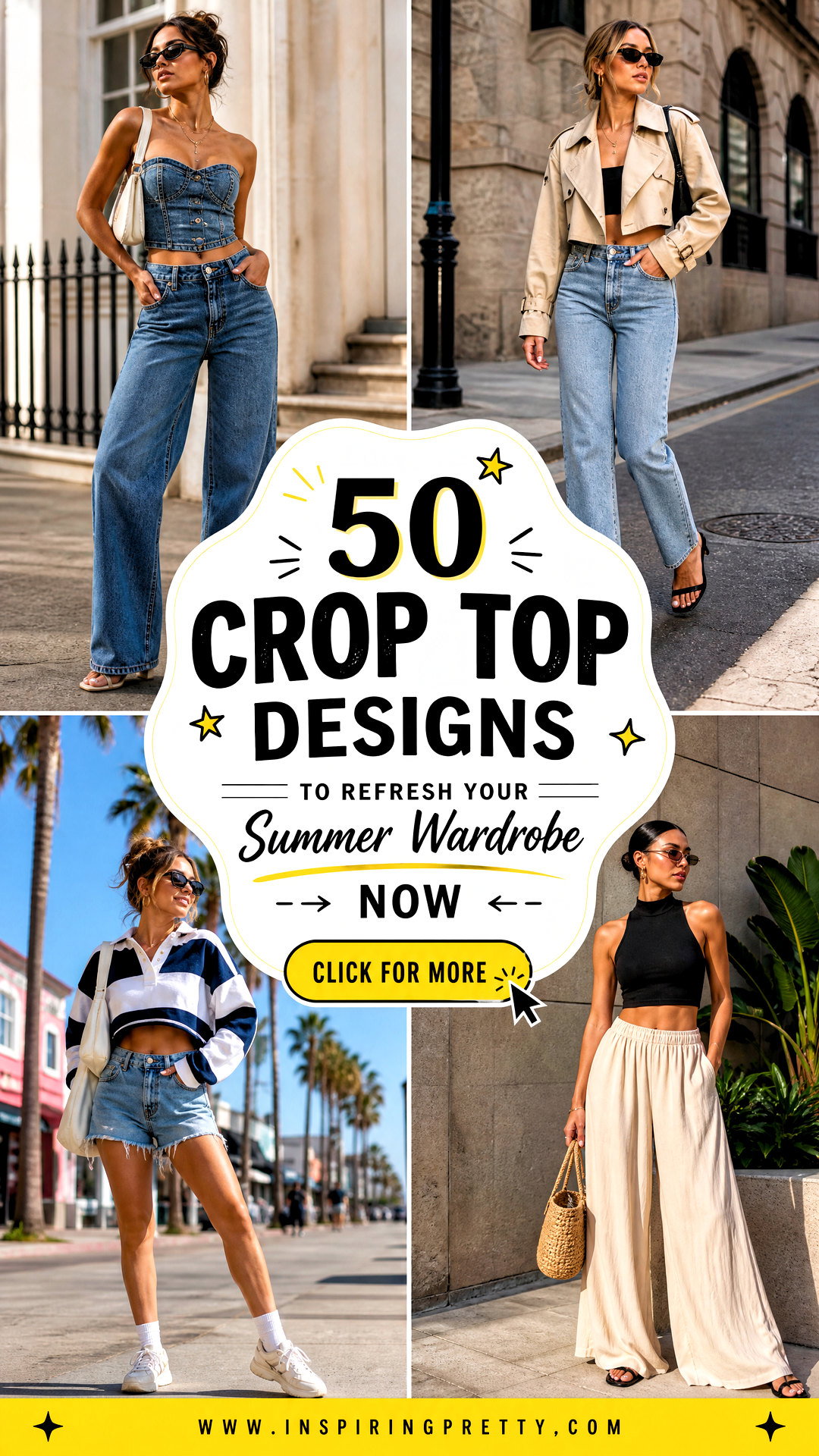 50 Crop Top Designs to Refresh Your Summer Wardrobe Now - 50 Crop Top Designs to Refresh Your Summer Wardrobe Now