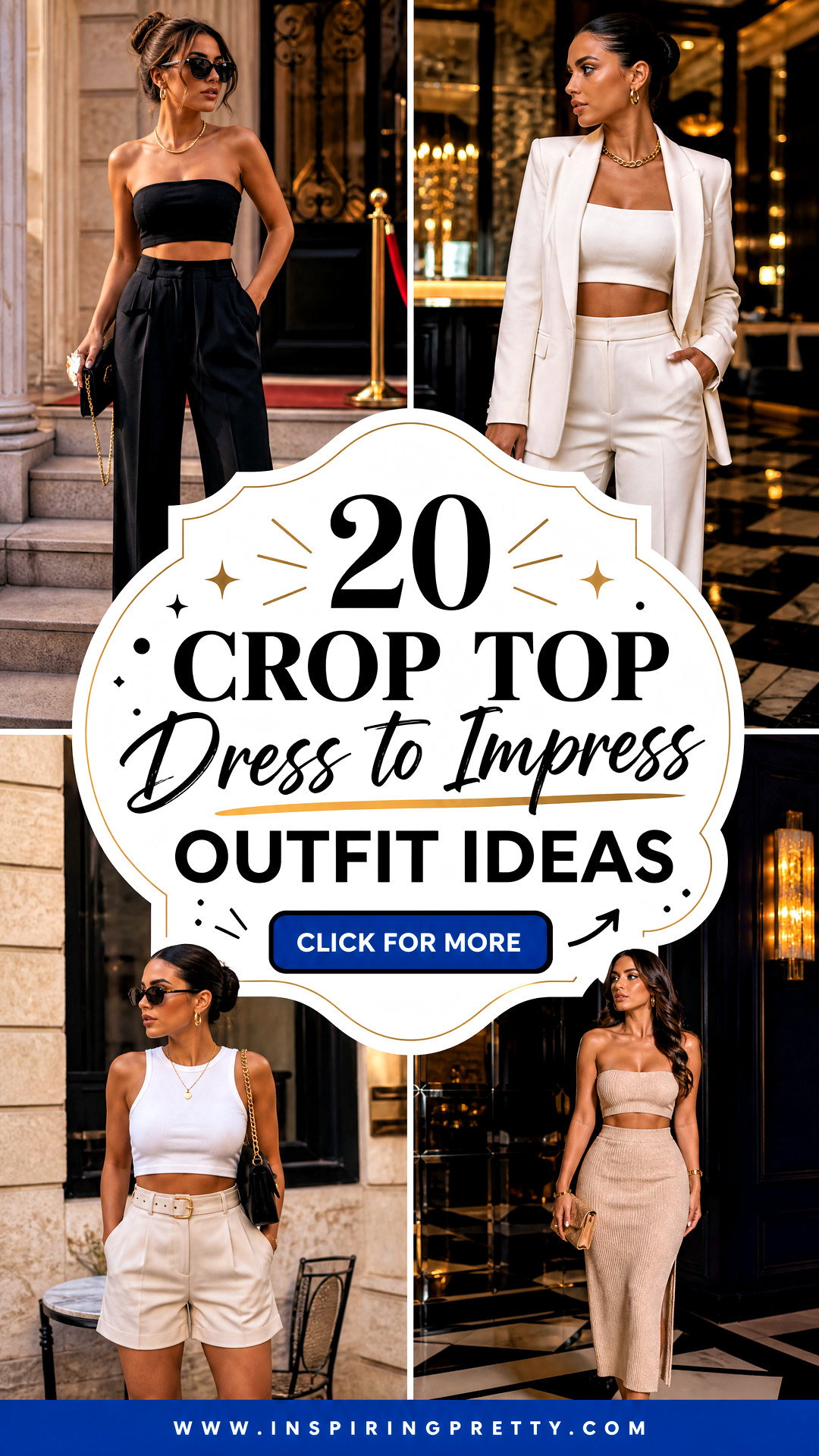 20 Crop Top Dress to Impress Outfit Ideas Chic Party Looks - 20 Crop Top Dress to Impress Outfit Ideas: Chic Party Looks