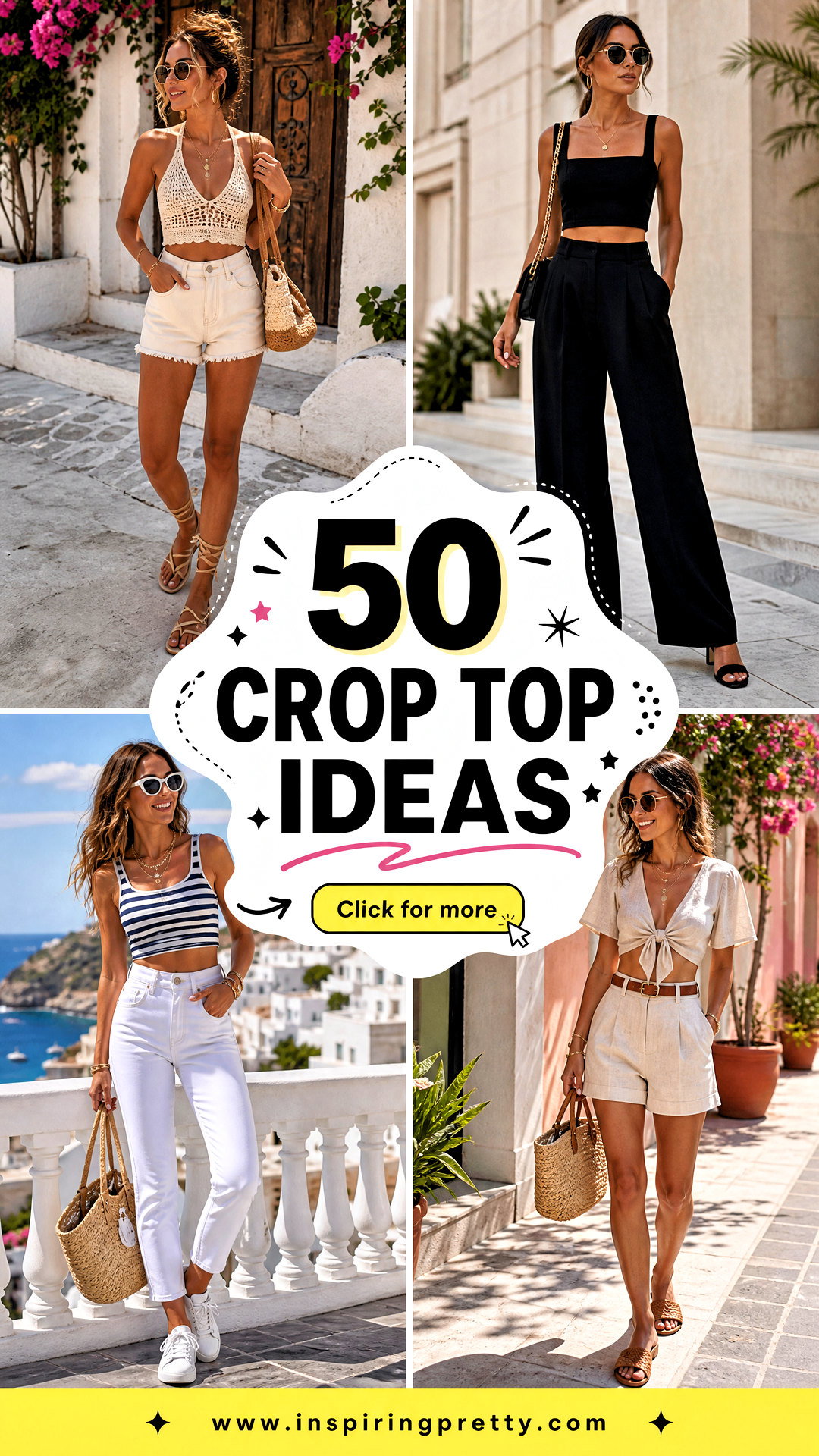 50 Crop Top Ideas for Fresh Summer Looks to Elevate Your Wardrobe - 50 Crop Top Ideas for Fresh Summer Looks to Elevate Your Wardrobe