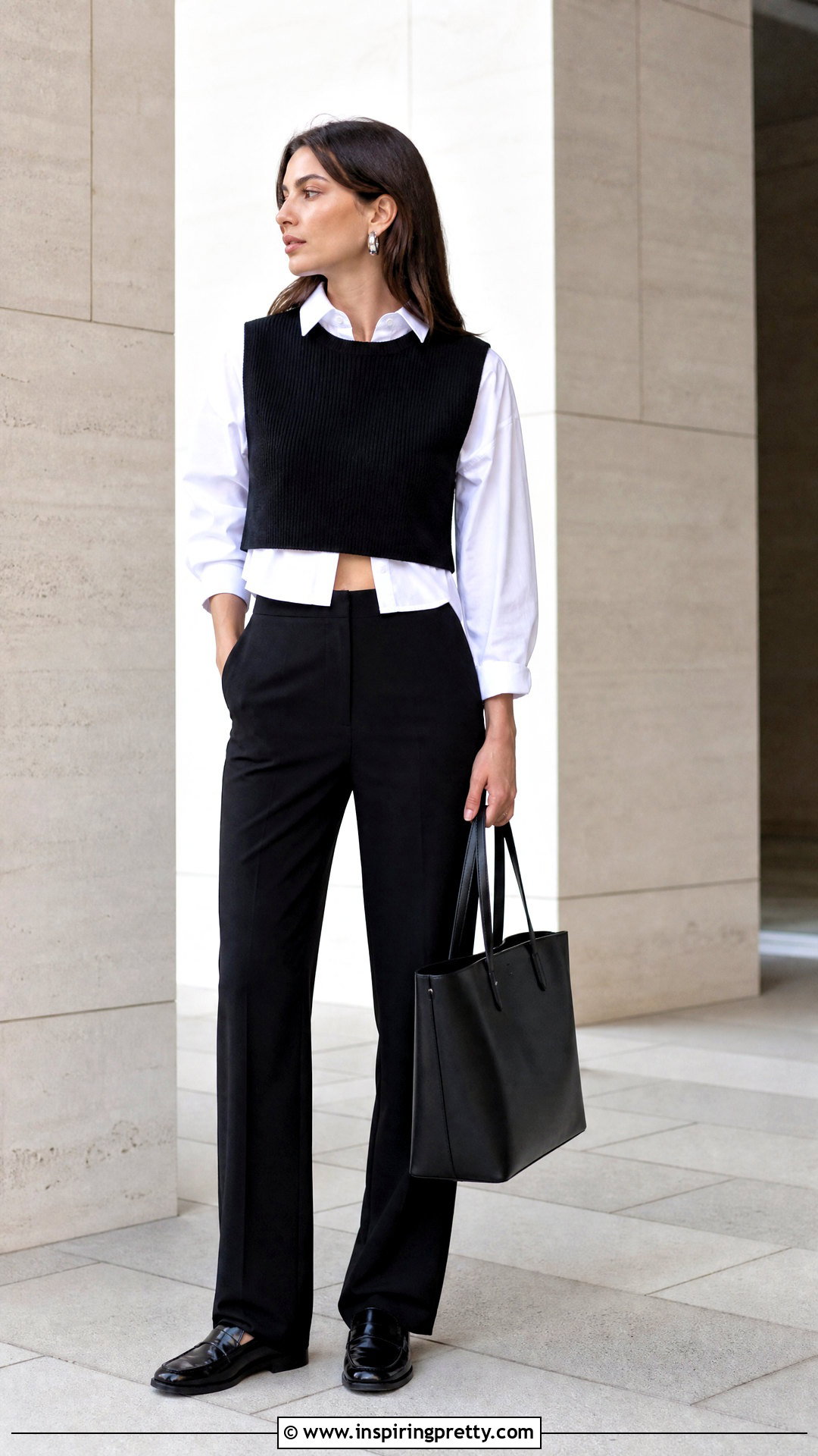 Crop Top Over A Button Down Shirt - 25 wearing crop tops outfit ideas
