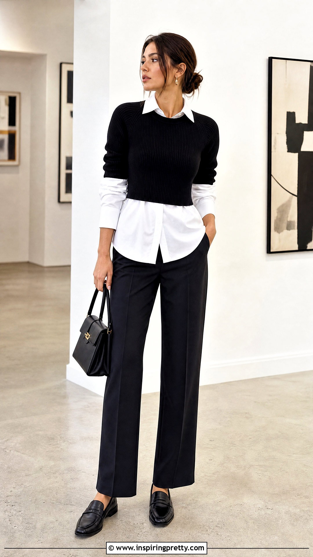 Crop Top Over Button Down Shirt - 50 outfits con crop tops