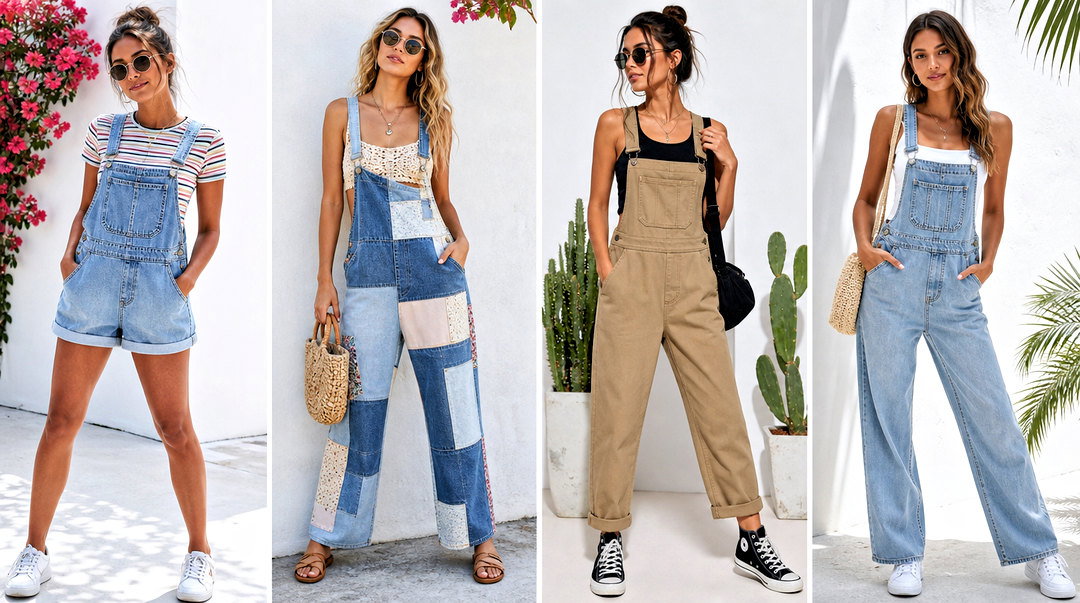 25 Crop Top Overalls Outfit Ideas for Playful Casual Style