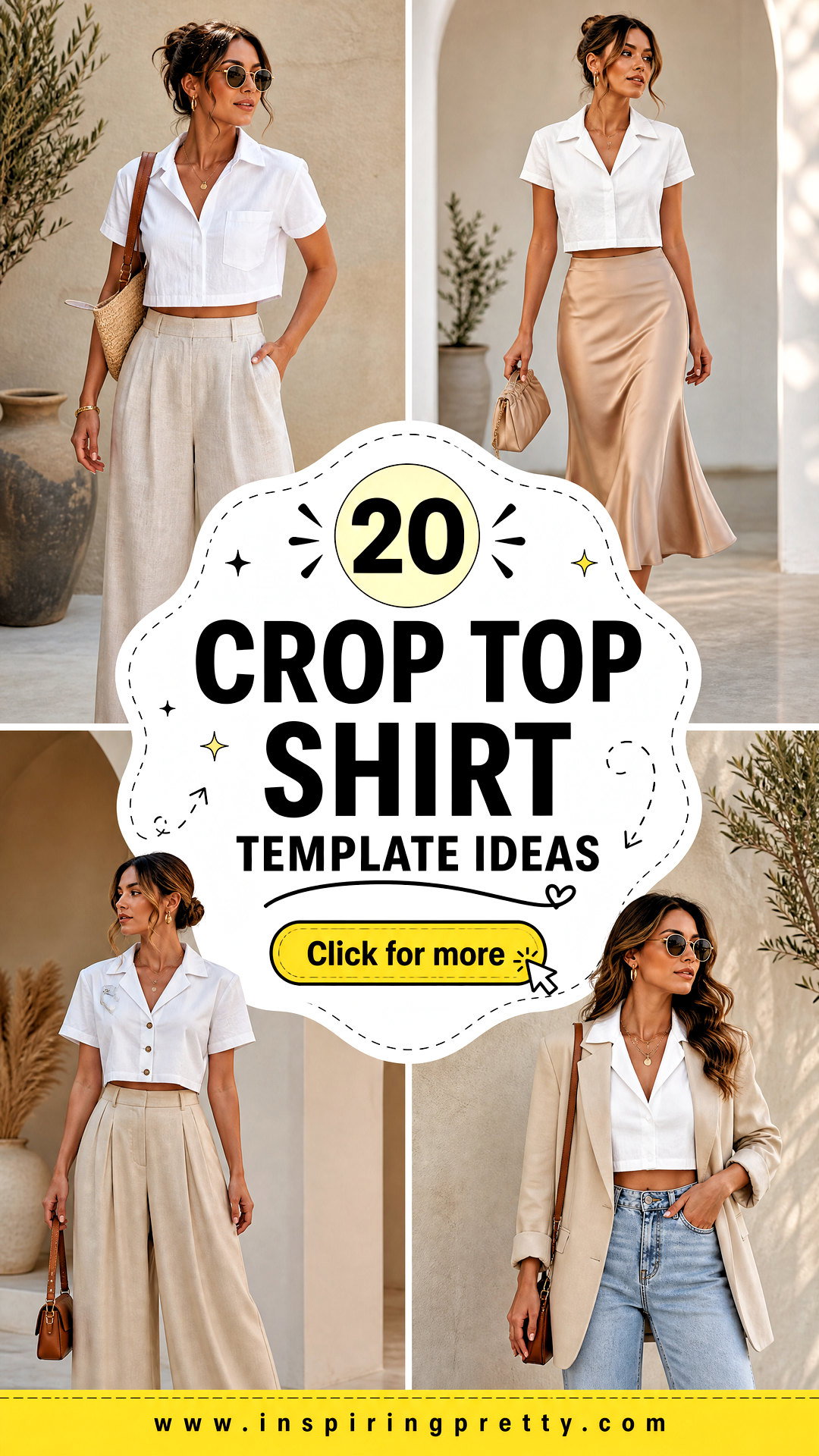 20 Crop Top Shirt Template Ideas for Creative DIY Designs - 20 Crop Top Shirt Template Ideas for Creative DIY Designs