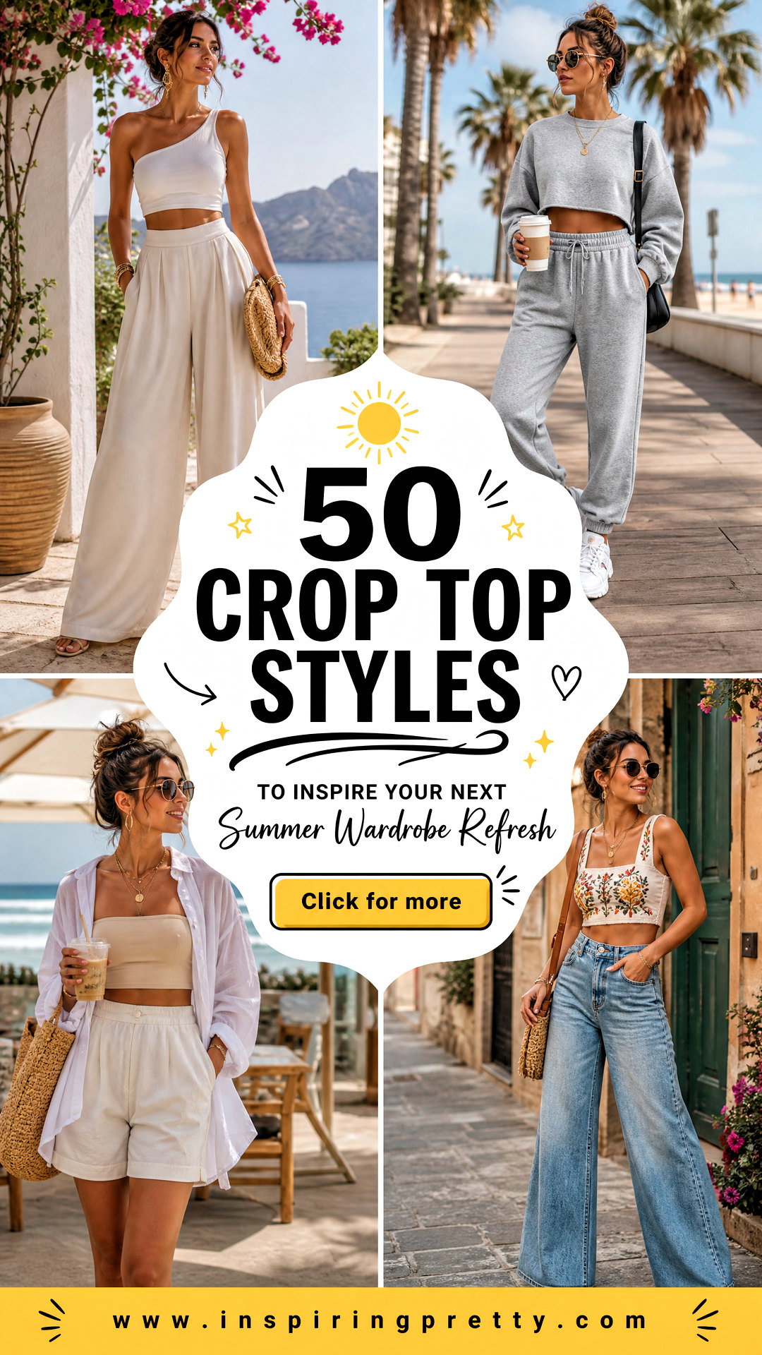 50 Crop Top Styles to Inspire Your Next Summer Wardrobe Refresh - 50 Crop Top Styles to Inspire Your Next Summer Wardrobe Refresh