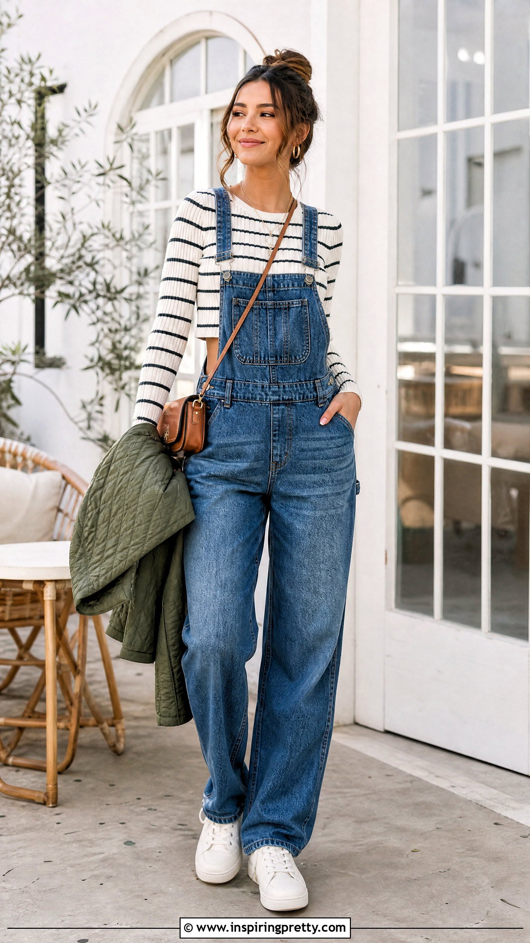 Crop Top Sweater With Overalls - 20 Crop Top Sweater Style ideas