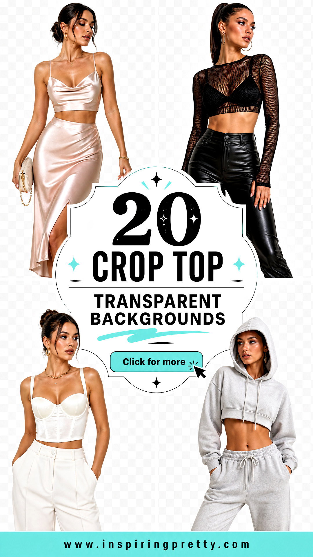 20 Crop Top Transparent Backgrounds for Easy Design Projects - 20 Crop Top Transparent Backgrounds for Easy Design Projects