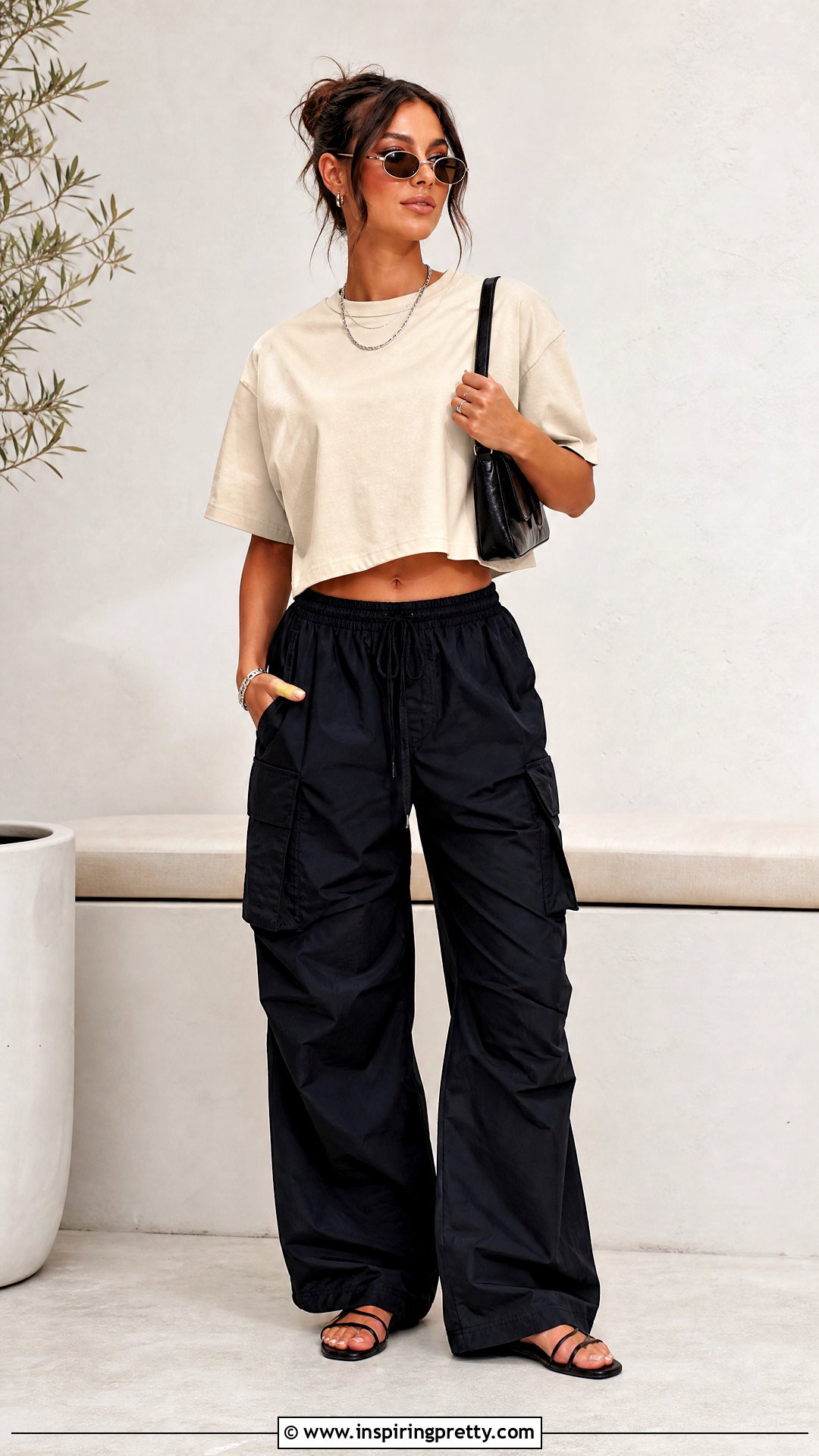 Crop Top With Cargo Pants - what top goes with cargo pants (20 ways)