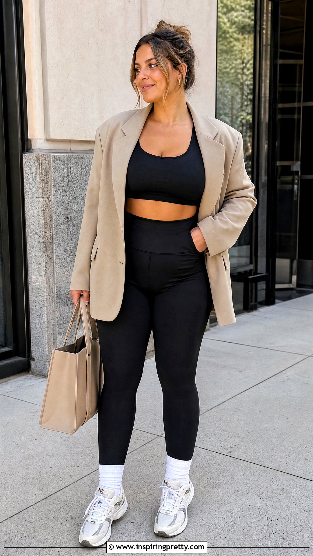 Crop Top With High Waisted Leggings - 50 outfits con crop tops