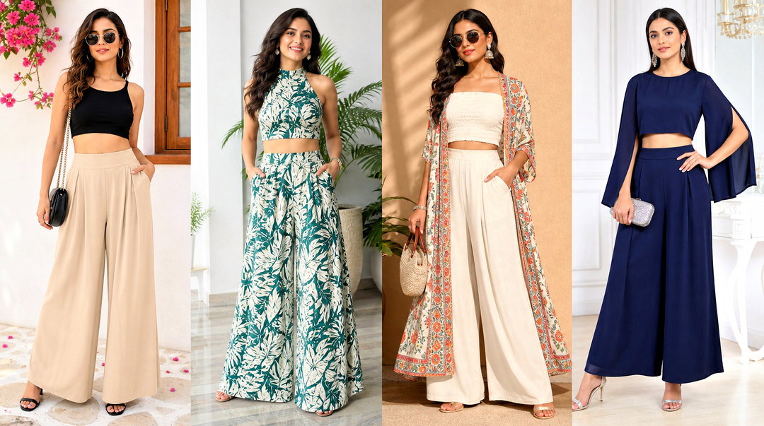 20 Crop Top and Plazo Outfit Ideas Easy Looks for Every Day