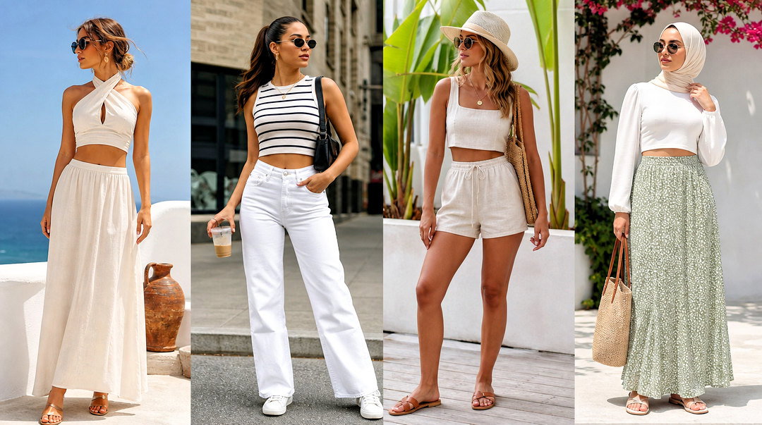50 Crop Top for Women Outfit Ideas for Effortless Summer Style