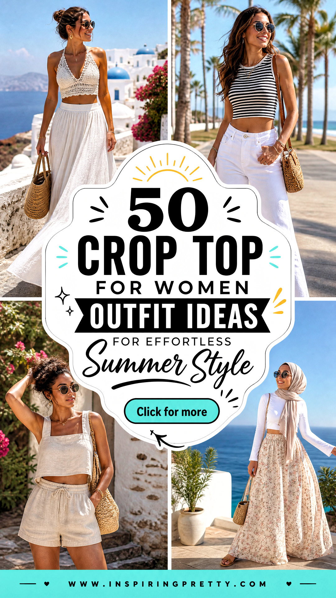 50 Crop Top for Women Outfit Ideas for Effortless Summer Style - 50 Crop Top for Women Outfit Ideas for Effortless Summer Style