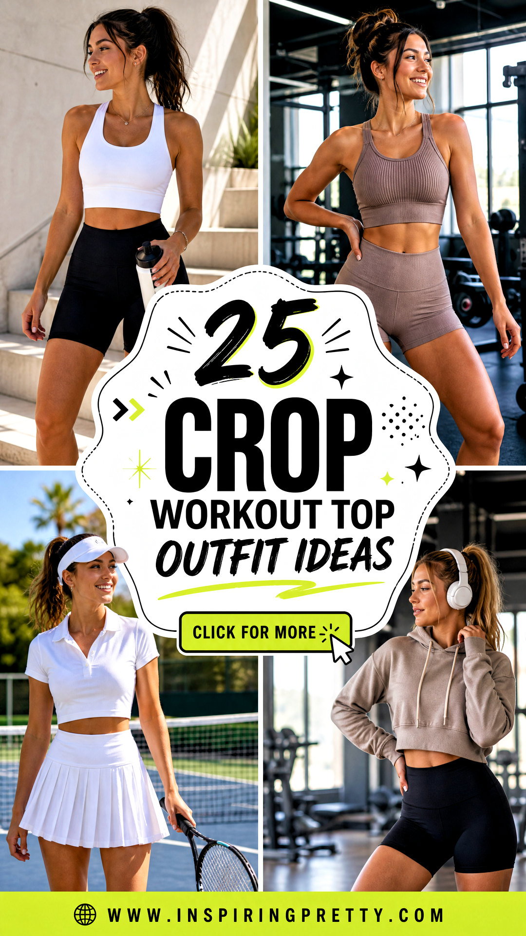 25 Crop Workout Top Outfit Ideas for Stylish Active Days - 25 Crop Workout Top Outfit Ideas for Stylish Active Days