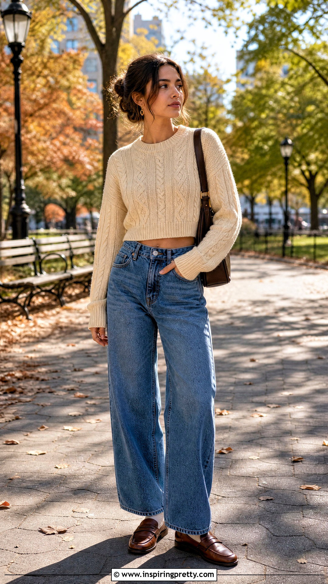 Cropped Sweater With Baggy Jeans - 50 tops to wear with baggy jeans