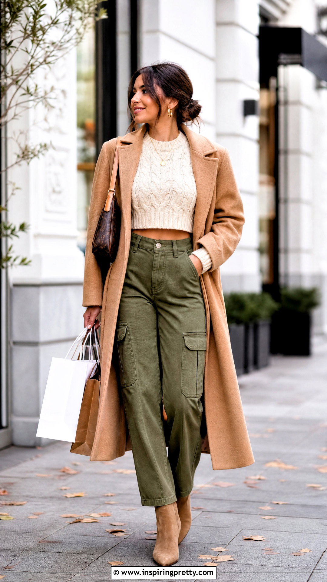 Cropped Sweater With Cargo Pants - 50 tops to wear with cargo pants