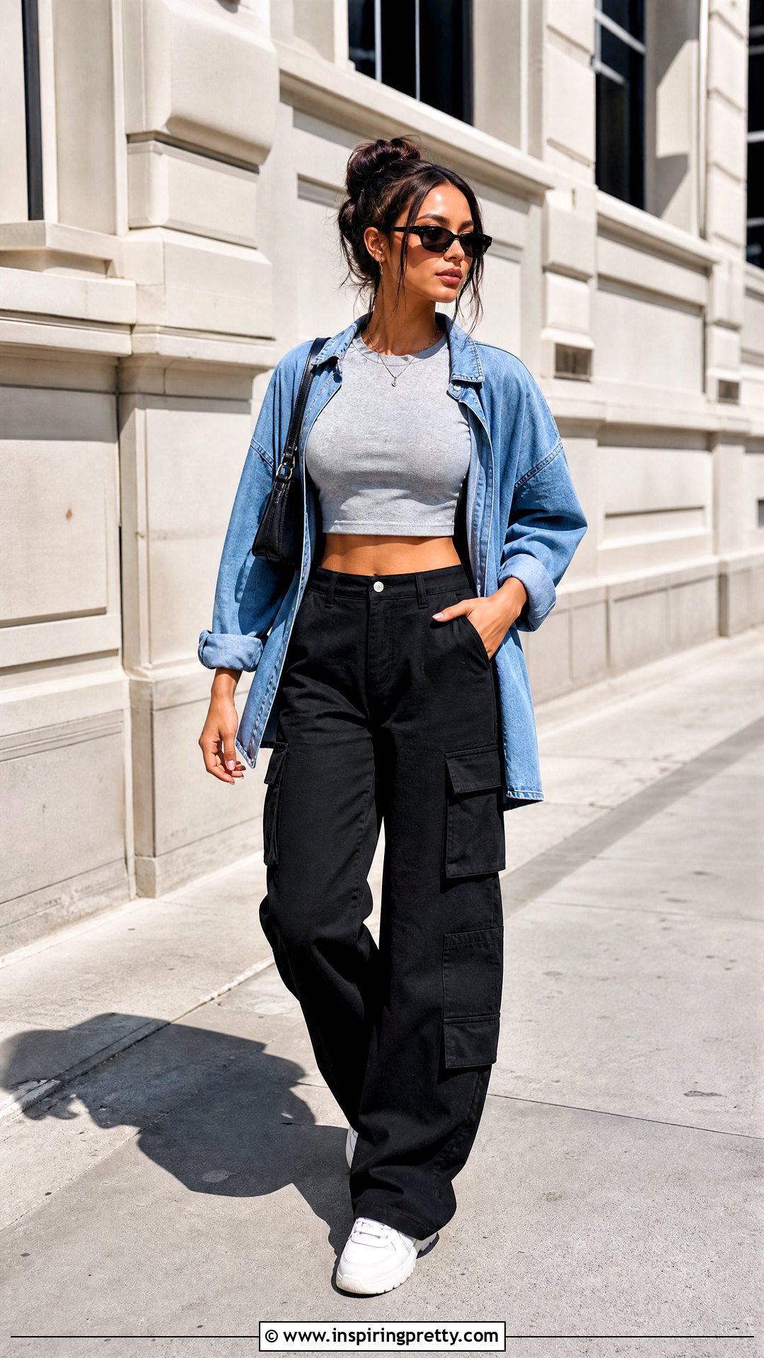 Cropped T Shirt With Cargo Pants - 50 tops to wear with cargo pants