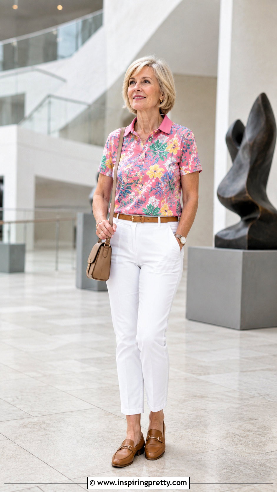 Crown And Ivy Polo Top With Chinos - 20 crown and ivy tops outfit ideas