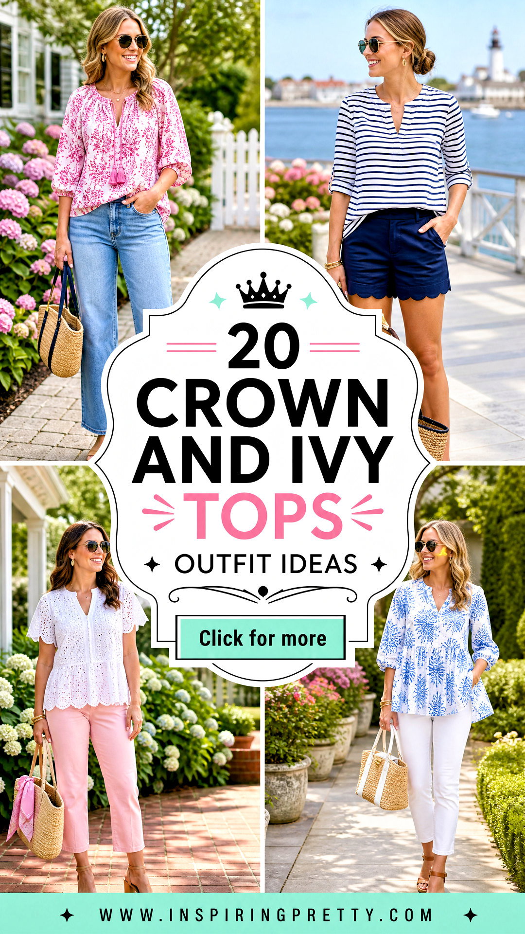 20 Crown and Ivy Tops Outfit Ideas for Fresh Preppy Style - 20 Crown and Ivy Tops Outfit Ideas for Fresh Preppy Style