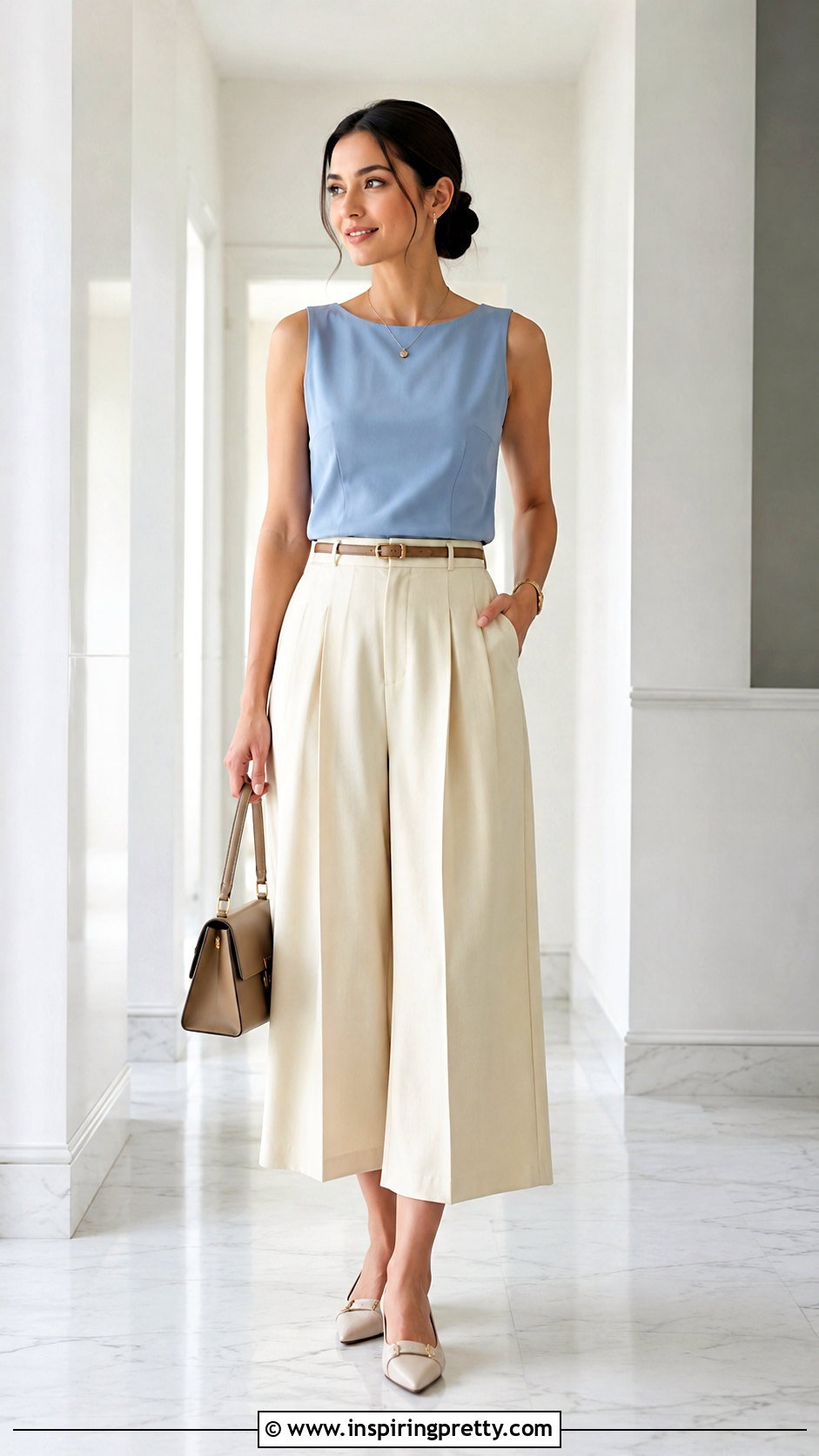 Culottes And Sleeveless Blouse Sewing Set - 50 top nähen ideas
