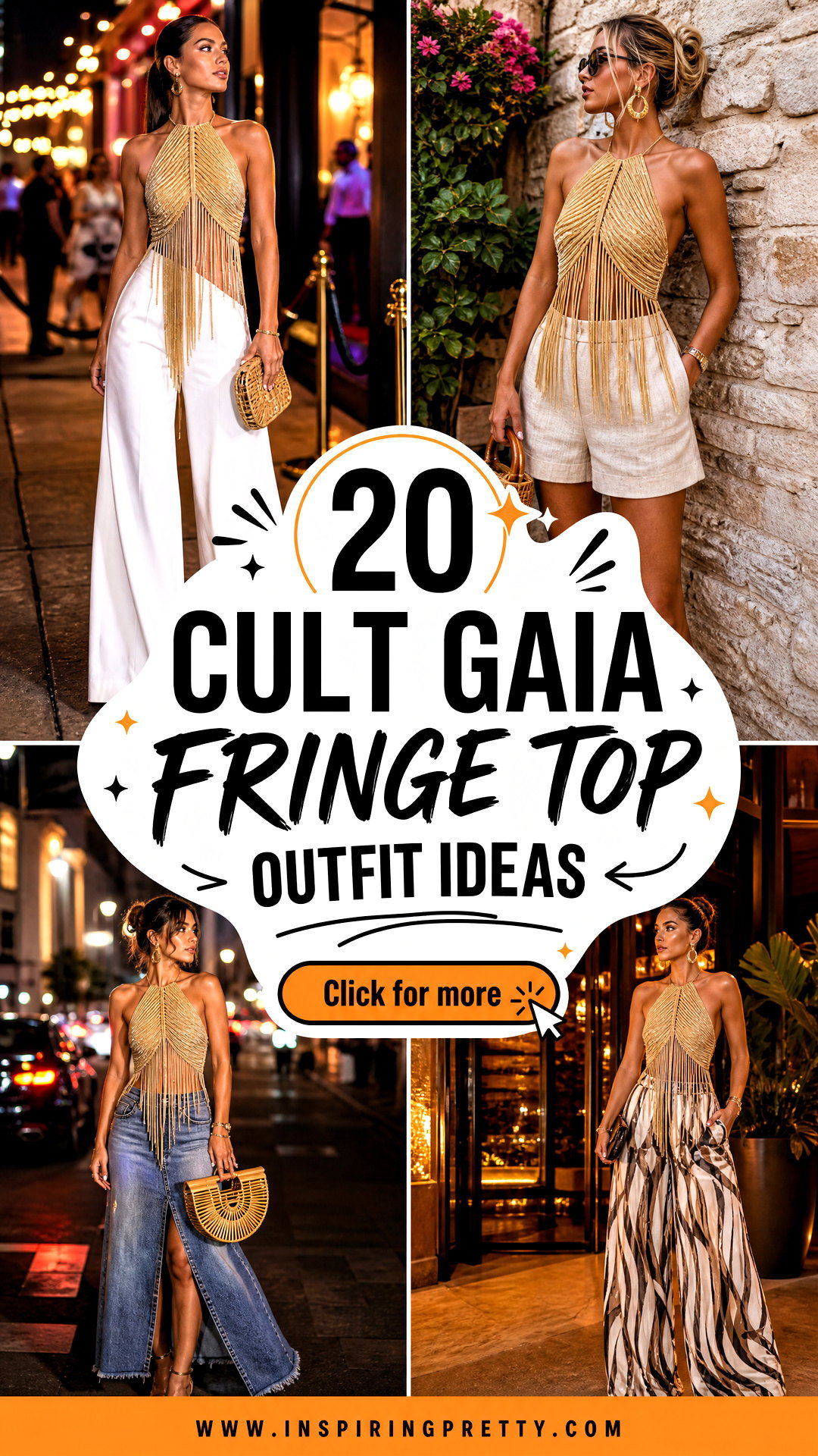 20 Cult Gaia Fringe Top Outfit Ideas for Bold Night Looks - 20 Cult Gaia Fringe Top Outfit Ideas for Bold Night Looks