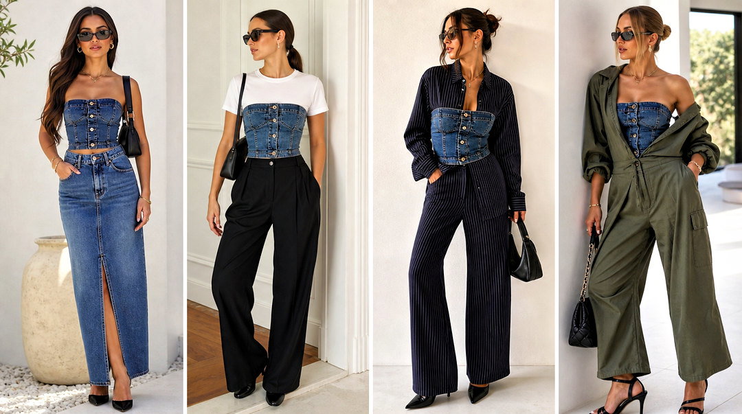 25 Cupless Top Outfit Ideas for Fearless Night-Out Style