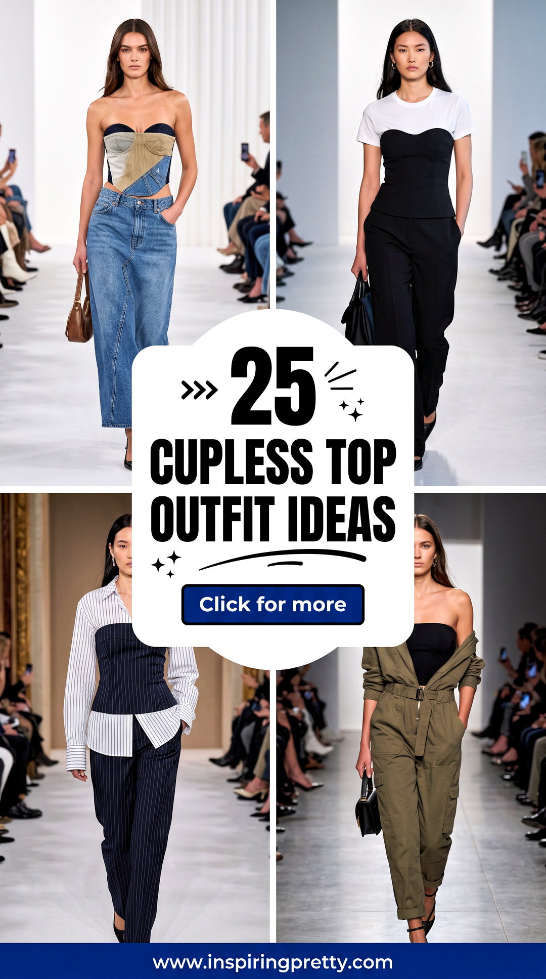 25 Cupless Top Outfit Ideas for Fearless Night-Out Style - 25 Cupless Top Outfit Ideas for Fearless Night-Out Style