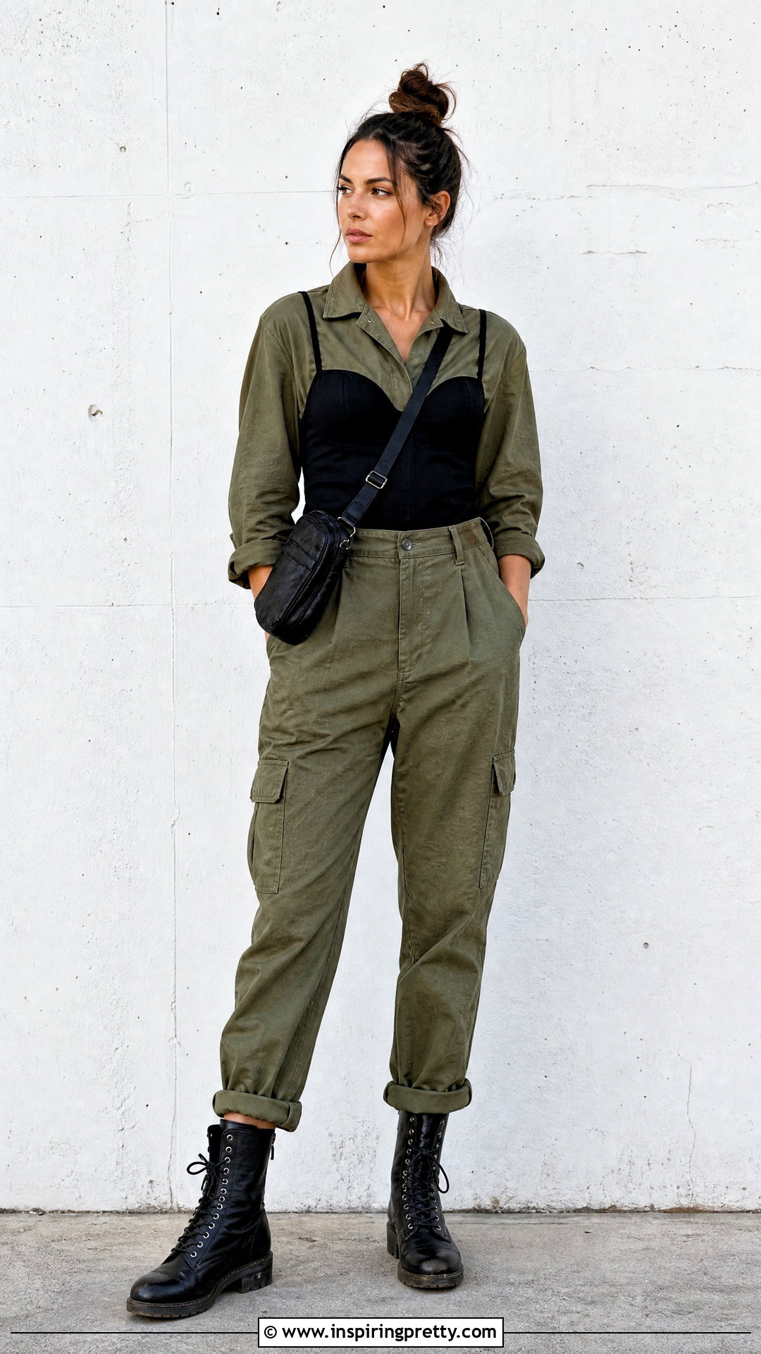Cupless Top With Utility Jumpsuit - 25 Cupless Top outfit ideas