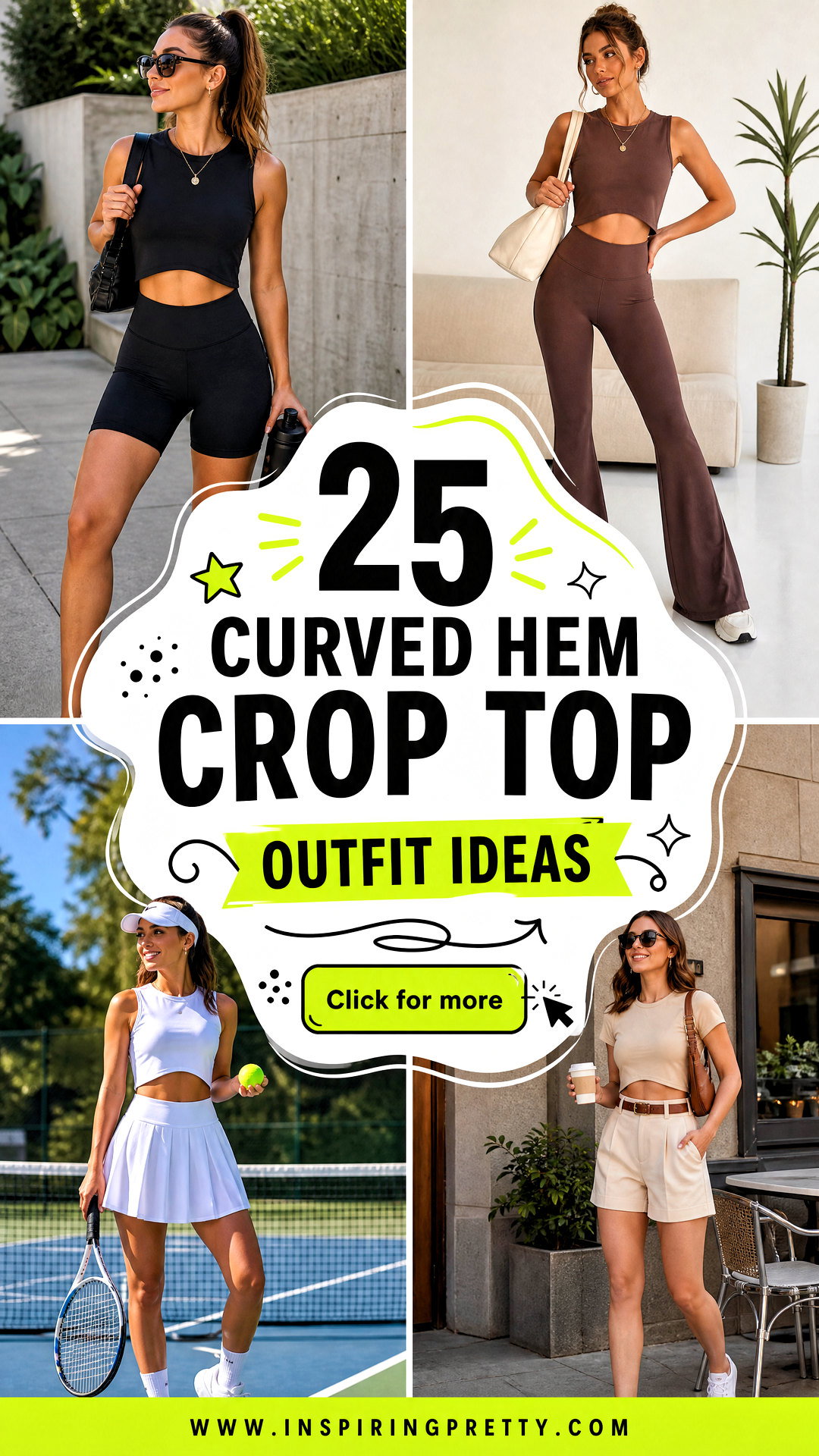 25 Curved Hem Crop Top Outfit Ideas for Effortless Style - 25 Curved Hem Crop Top Outfit Ideas for Effortless Style