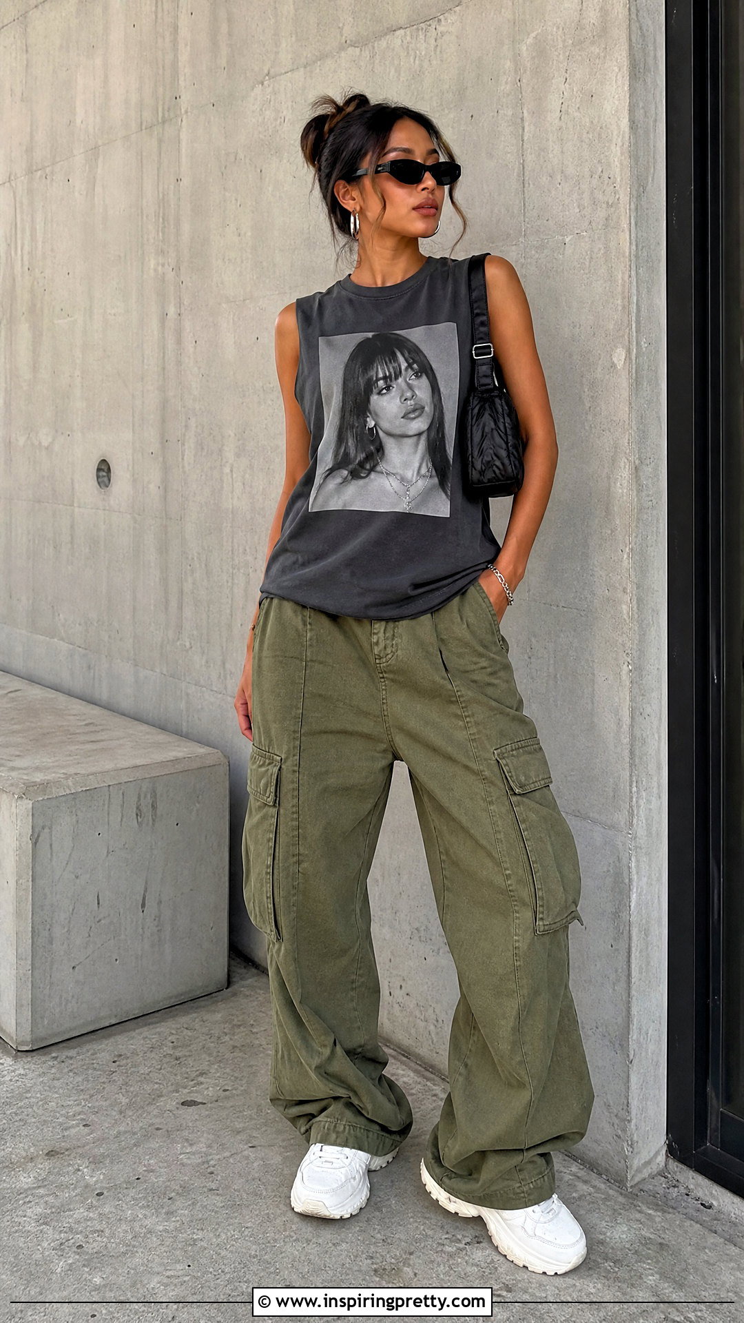 Custom Photo Tank Top With Cargo Pants - 20 custom graphic tank top ideas