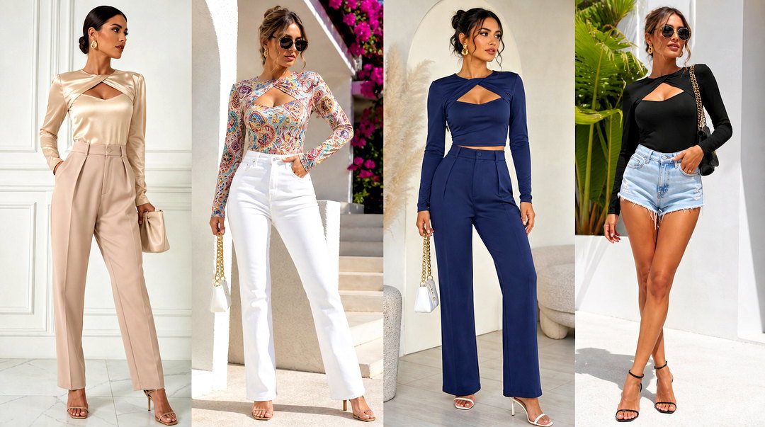 20 Cut Out Chest Front Top Outfit Ideas for Daring Looks