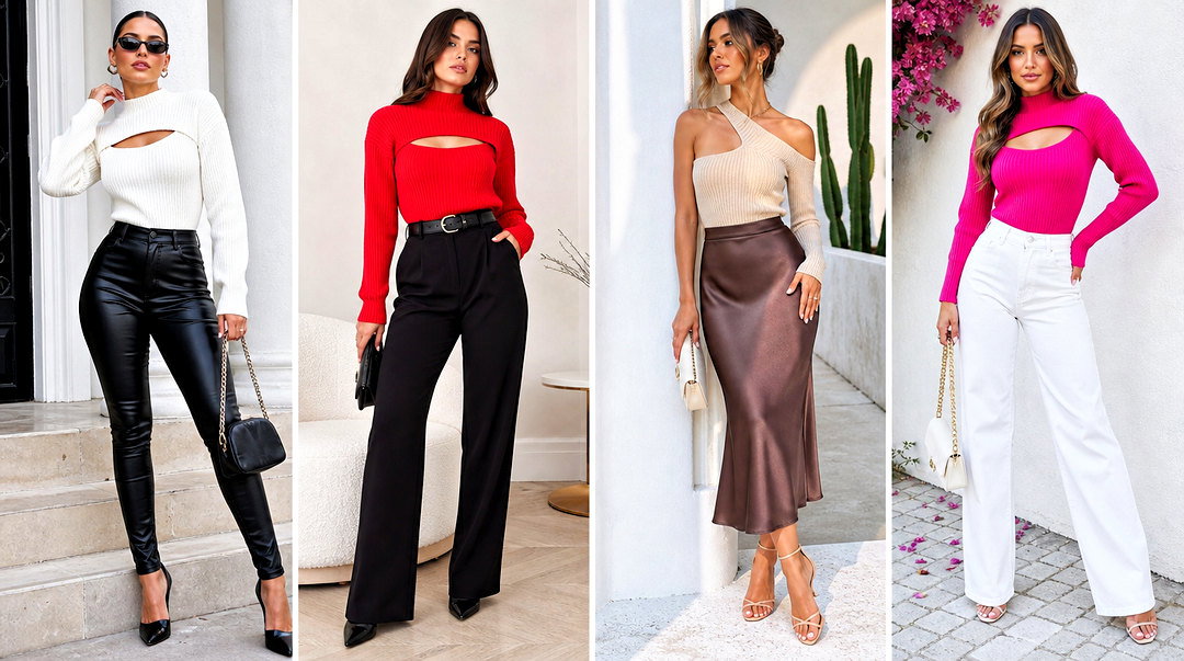 25 Cut Out Sweater Top Outfit Ideas for Cozy-Chic Fall Days