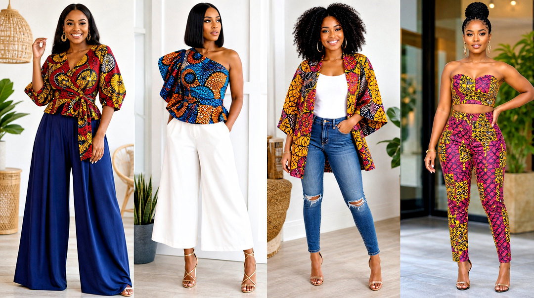 50 Cute Ankara Tops Outfit Ideas for Vibrant Modern Style