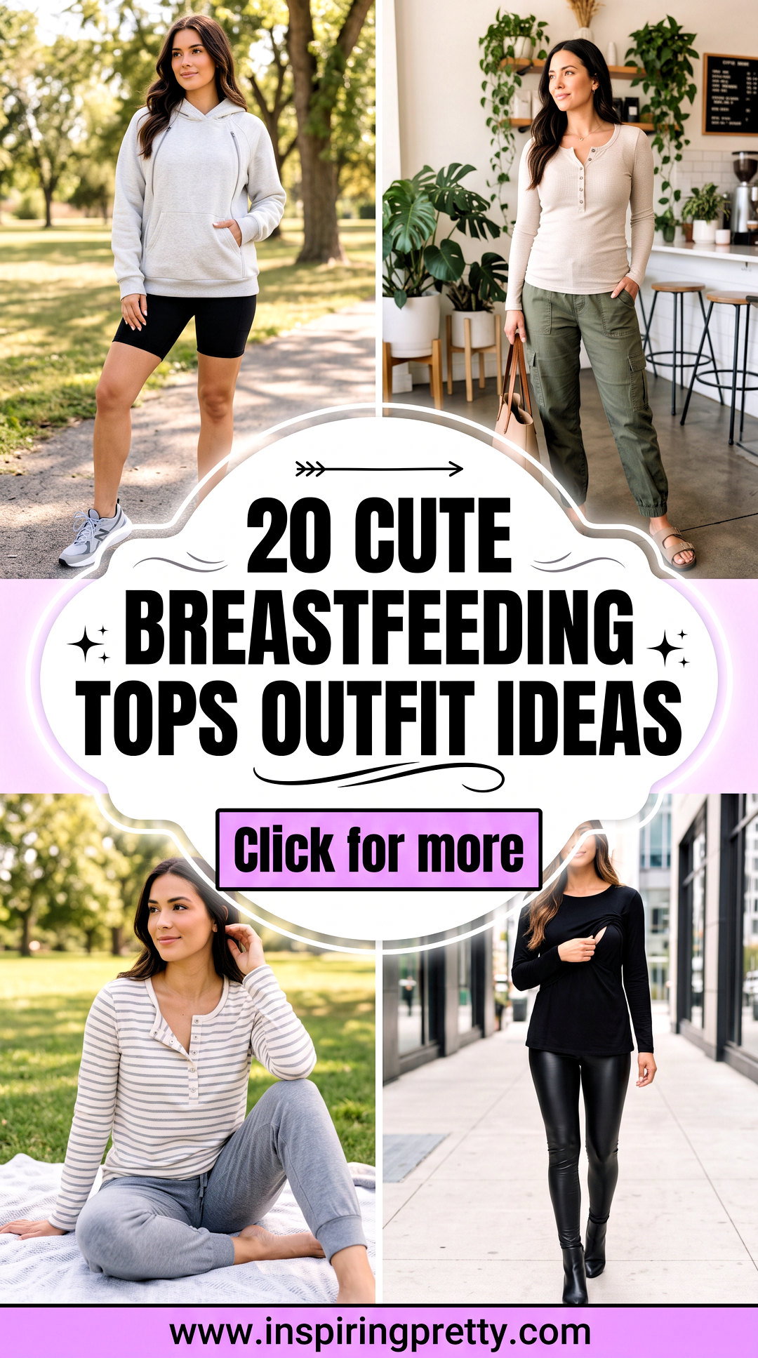 20 Cute Breastfeeding Tops Outfit Ideas for Nursing Moms - 20 Cute Breastfeeding Tops Outfit Ideas for Nursing Moms