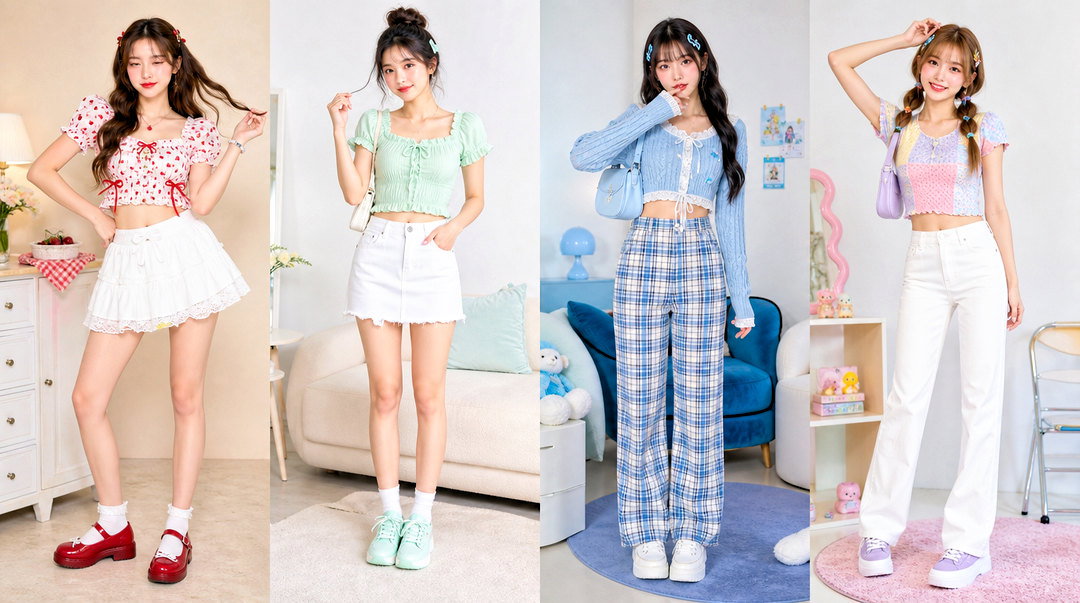 50 Cutecore Top Outfit Ideas for Playful Kawaii Style Fans